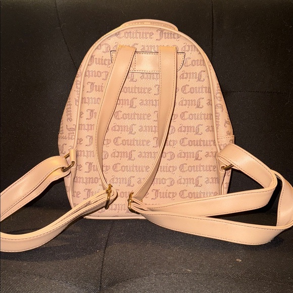 NWOT Juicy Couture Beige and Pink Backpack - Picture 3 of 5